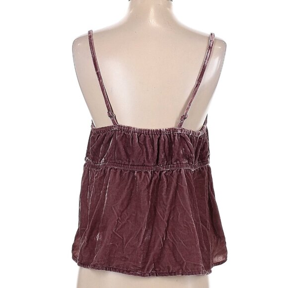 Lucky Brand Embroidered Velvet Cami - Picture 4 of 6